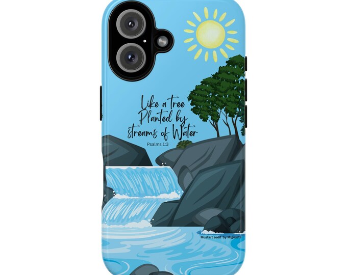 Phone Case, Like a Tree -  Tough iPhone 16 Case, Make My Feet, Migo Arts Shop, Protective Cover, Custom Phone Case