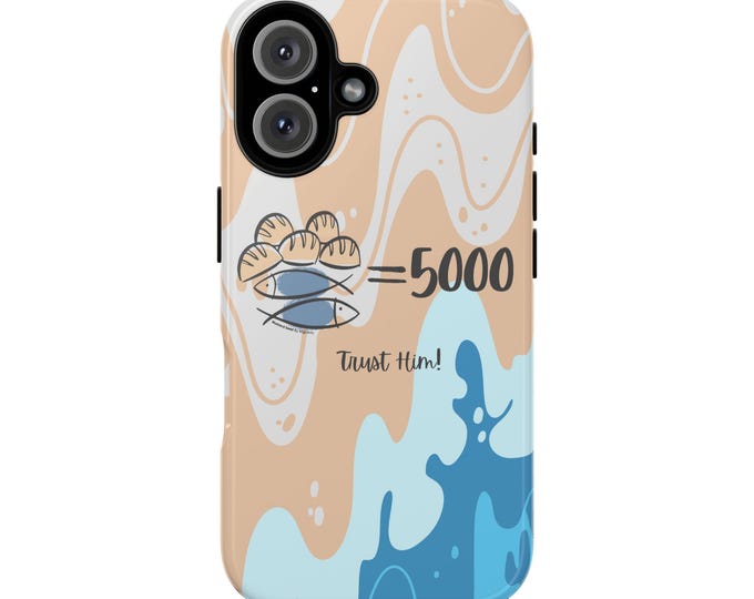 Phone Case, Trust Him - Tough iPhone 16 and 15  Case, Make My Feet, Migo Arts Shop, Protective Cover, Custom Phone Case