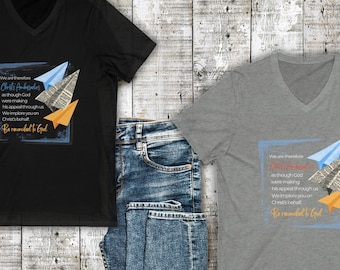 Ambassador V-Neck Tee - Unisex Design for Stylish Individuals