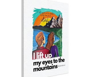 I lift Up my Eyes Canvas