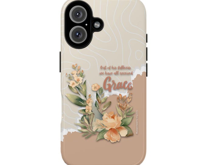 Phone Case, Grace Tough iPhone 16 Case, Make My Feet, Migo Arts Shop, Protective Cover, Custom Phone Case