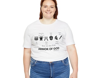 Armor of God Tee - Christian Unisex T-shirt, Inspirational Graphic Print, Scripture Shirt
