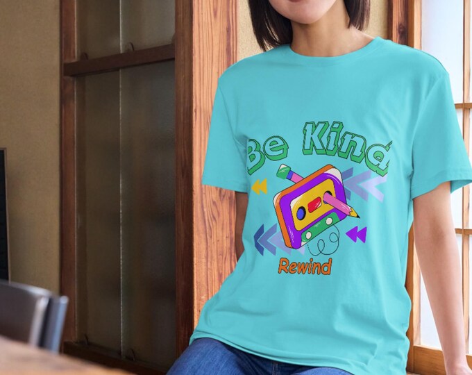 Be Kind Unisex Jersey Short Sleeve Tee, Youth Tees, Kids Shirt, Positive Vibes, Kindness Shirt, Inspirational Tee