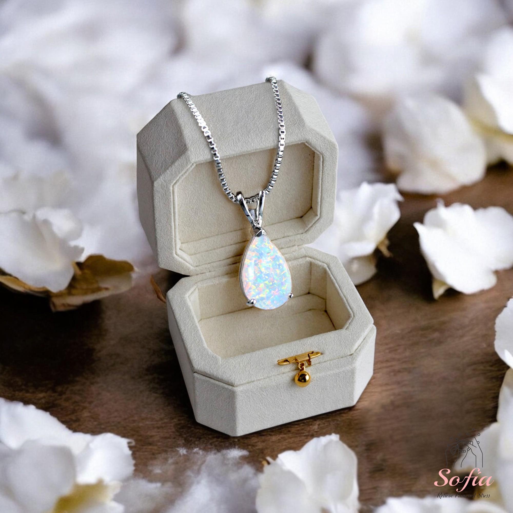 アクセサリー sullen OX DROP STONE NECKLACE WHITETOPAZ sullen OX DROP STONE NECKLACE WHITETOPAZ White Stone