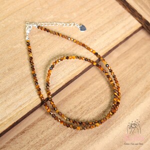 Handmade Beaded Choker Necklace - Healing Crystal Stone Bohemian Gemstone Choker For Women & Girls
