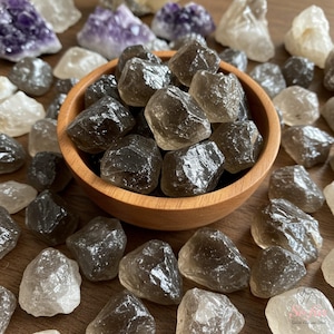 Raw Natural Smoky Quartz Crystal - Rough Quartz Stones Home Decoration Mineral Specimen - Brown Ore Rock Crystal Bulk Wholesale
