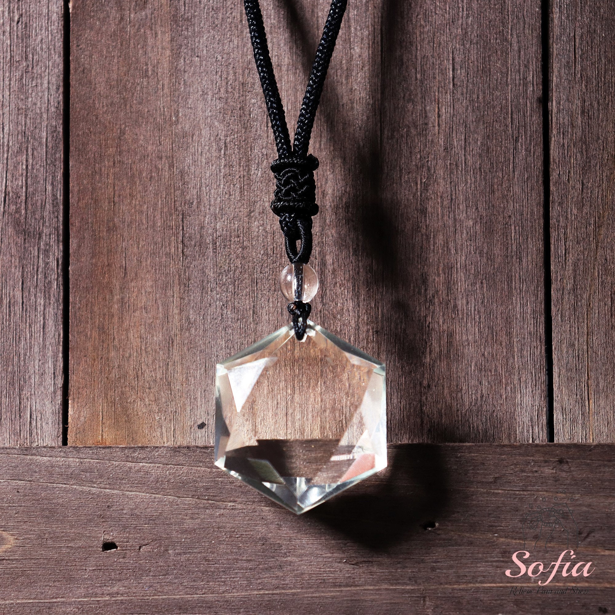 Clear Quartz Necklace - Etsy
