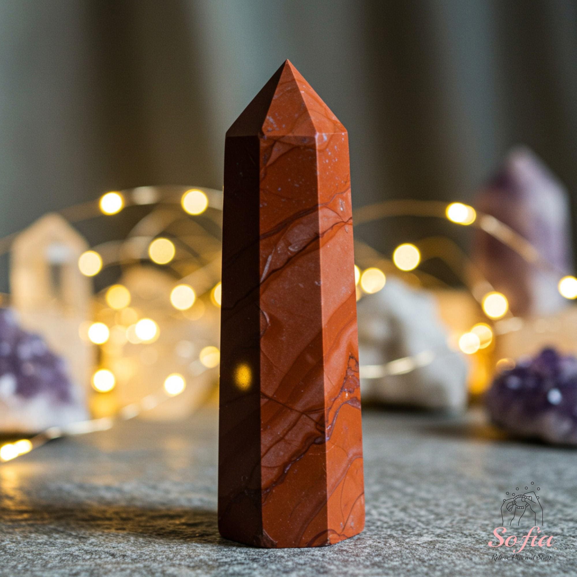 Red Obelisks - Etsy