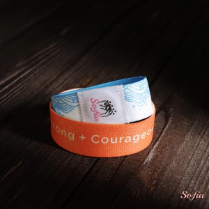 Christian Bracelet - Daily Bible Verse Bracelet - Faith Bracelets - NFC Elastic Bracelets - Reversible Waterproof Couple Bracelets Gifts