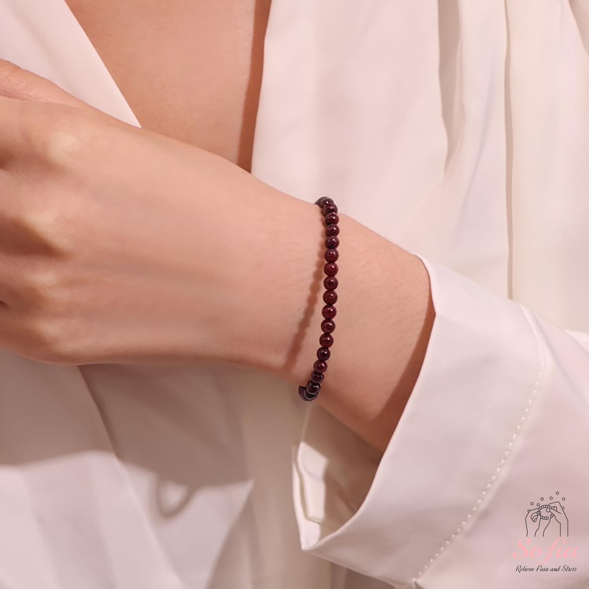 Bracciale Di Granato Hessonite Vendita Online - Foto 11