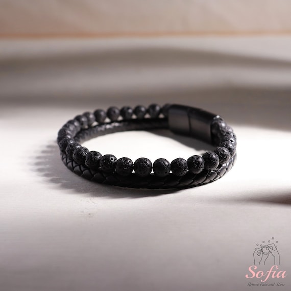 Maggie Bracelet - Natural Lava Maggie Bracelet - Natural Lava