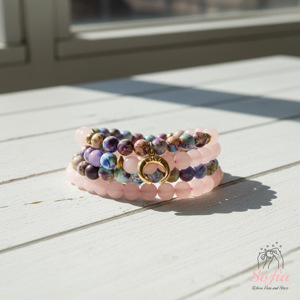 Bracciale Marla: collana di preghiera curativa, gioielli per la