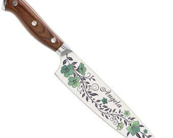 Four-Season Name Design Personalize Knife Small Design