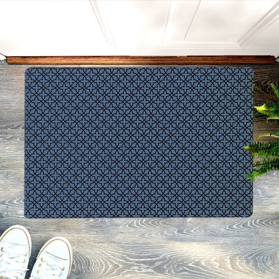 Kitchen Mats for Floor Navy Blue Rug Rubber Backing Kitchen Rugs