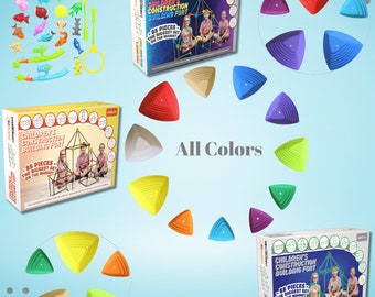 Play Set  For Kids Stepping Stones, Construction Forts, or Fishing Set