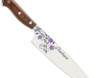 Four-Season Name Design Personalize Knife Small Design