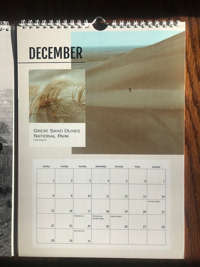 2024 Calendar Wall Calendar 2024 US National Park Wall Calendar Travel