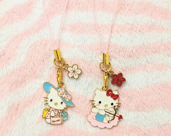 Cute cat phone strap | Kawaii anime phone strap |  Kawaii phone strap | Switch phone strap | tamagotchi phone strap