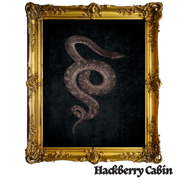 Snake Gothic Victorian Printable Wall Art - Decor - Gallery Wall