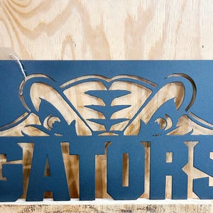 Gators Metal Sign