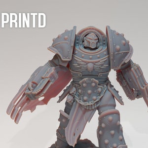 Shark Lord Captain Resin 3D Printed Model carcharodon space soldier captain