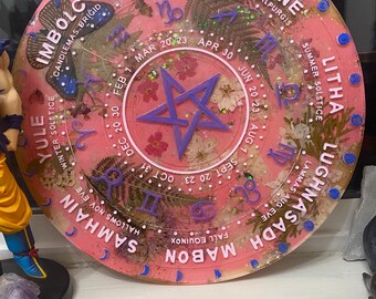 CUSTOM Pagan Calender Wheel