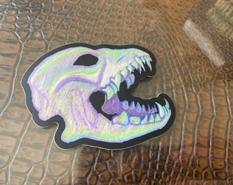 Wolf Skull - Sticker