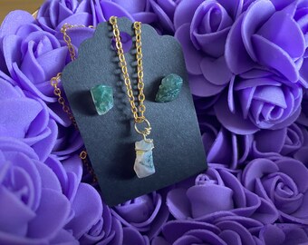 Zierliche Kristall Schmuck Sets