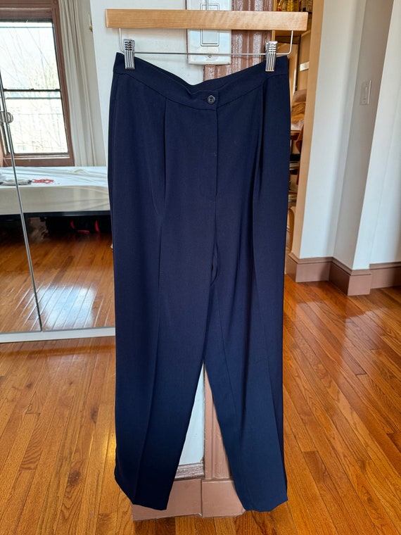 Vintage Villager By Liz Claiborne Navy Trousers - 