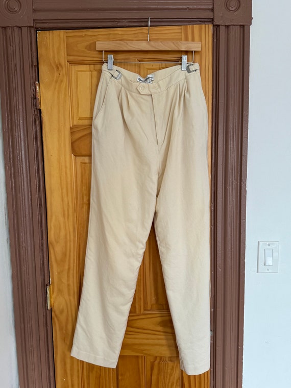 Vintage Cream 100% Wool Pants - Norm Thompson