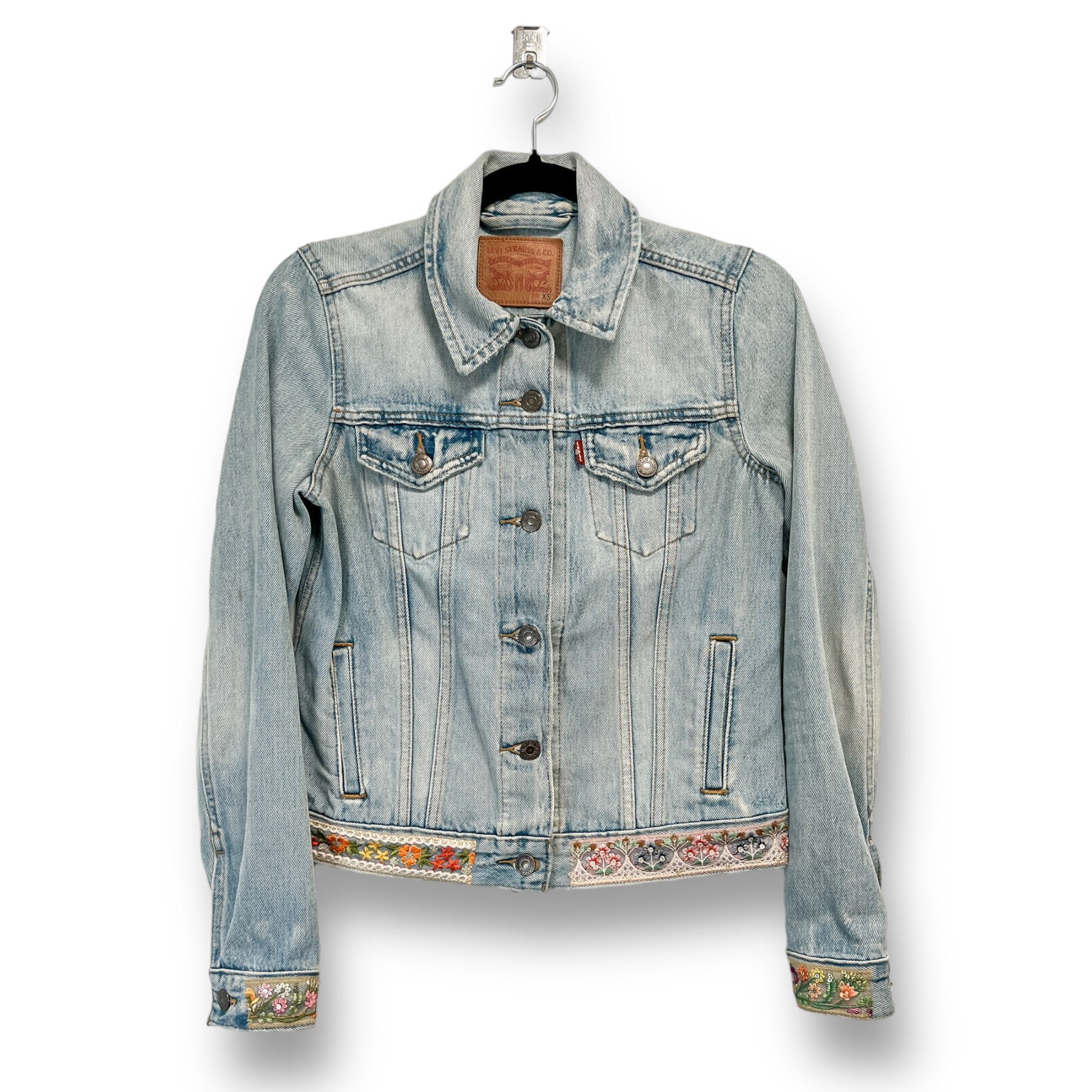 Rework Clothing Upcycle Clothing for Her Upcycle Jean Jacket Rework
