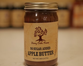 Apple Butter - No Sugar Added