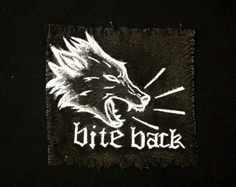 hand-made patches - sewn recycled denim