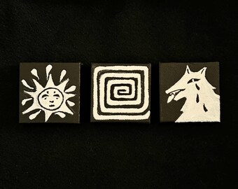mini canvas dreamscape - small canvas paintings