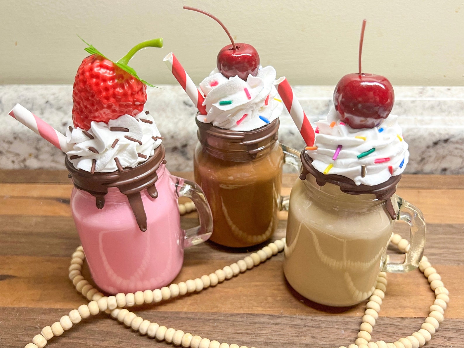 Mini Mason Jar Milkshake Etsy