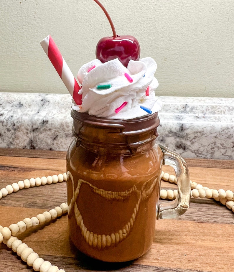 Mini Mason Jar Milkshake Etsy