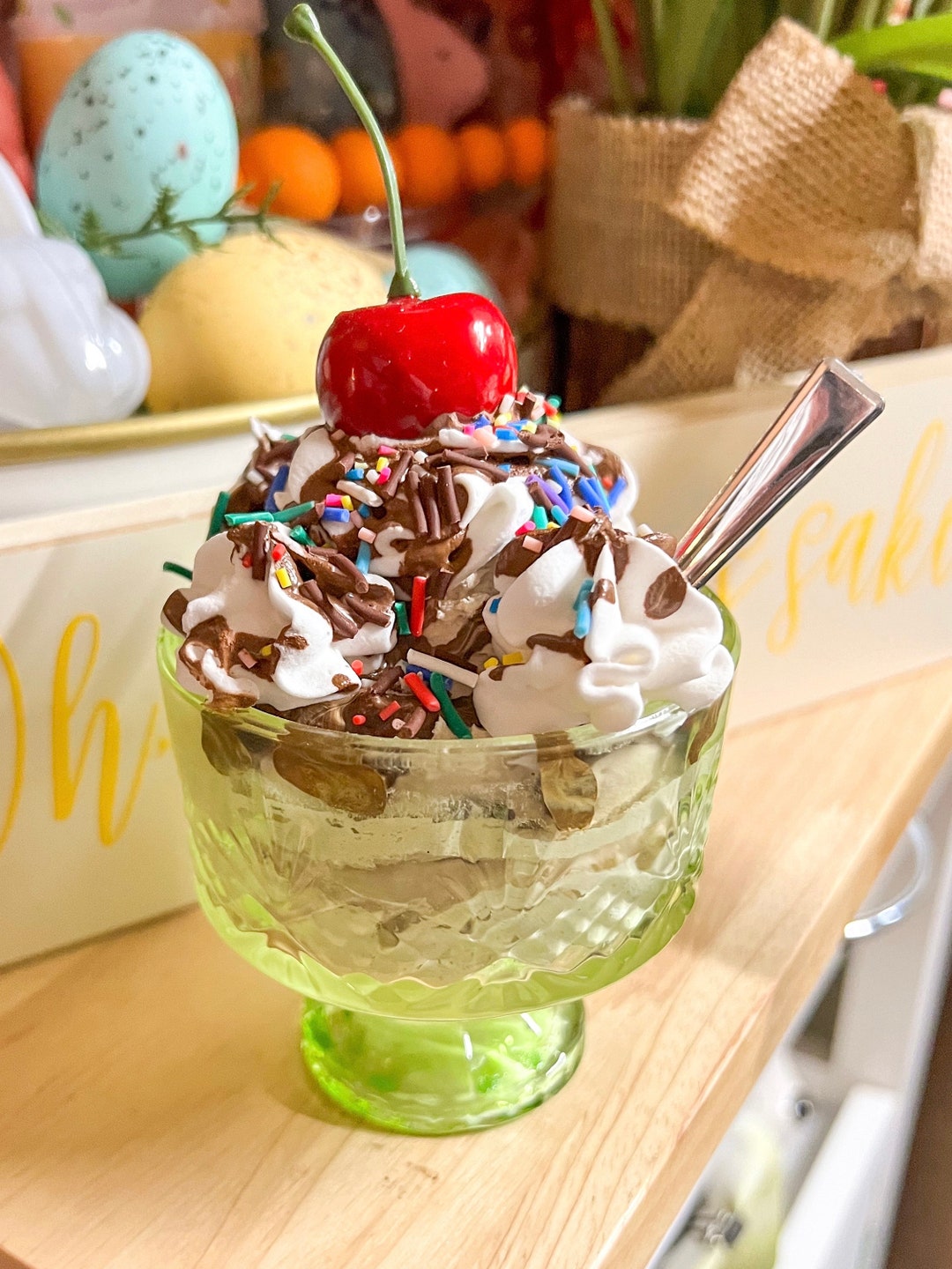 Fake Ice Cream Sundae - Etsy Australia
