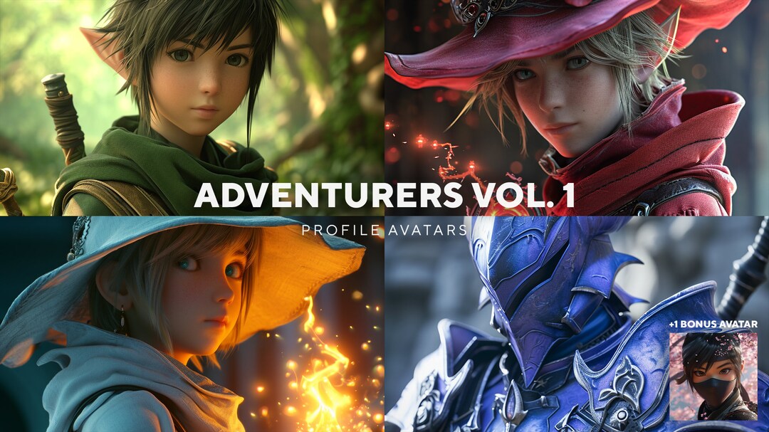 Open World RPG Video Game Inspired Profile Avatar Photo 1920x1080 ...