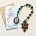 Saint Jude Chaplet: Stone Beads, Catholic Devotion, Heirloom Quality