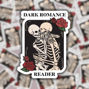 40 Digital Dark Romance Reader Stickers, Printable Dark Romance Booktok Sticker Bundle, Villain, Romance, GoodNotes, Kindle Stickers image 2