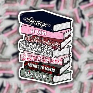 40 Digital Dark Romance Reader Stickers, Printable Dark Romance Booktok Sticker Bundle, Villain, Romance, GoodNotes, Kindle Stickers image 4