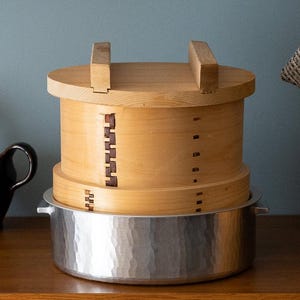 Premium Hinoki Steamer – Handcrafted Japanese Cypress, 3 Sizes | Japan