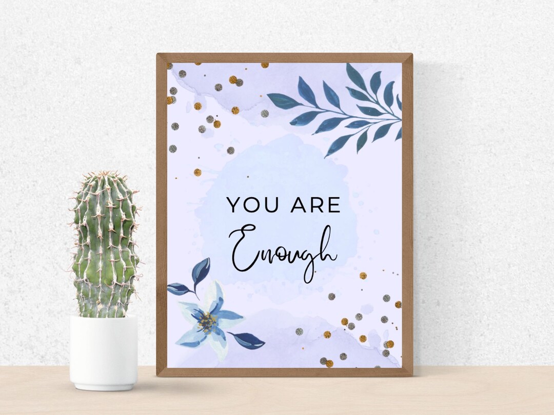 Inspirational Quote Printable Positive Wall Art Prints Decor - Etsy