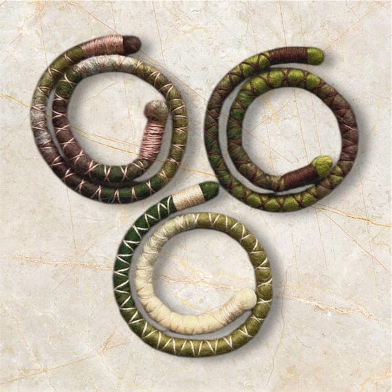 Handmade Bendable Wire Tie Spiral for Dreadlocks, Braids, and Curls