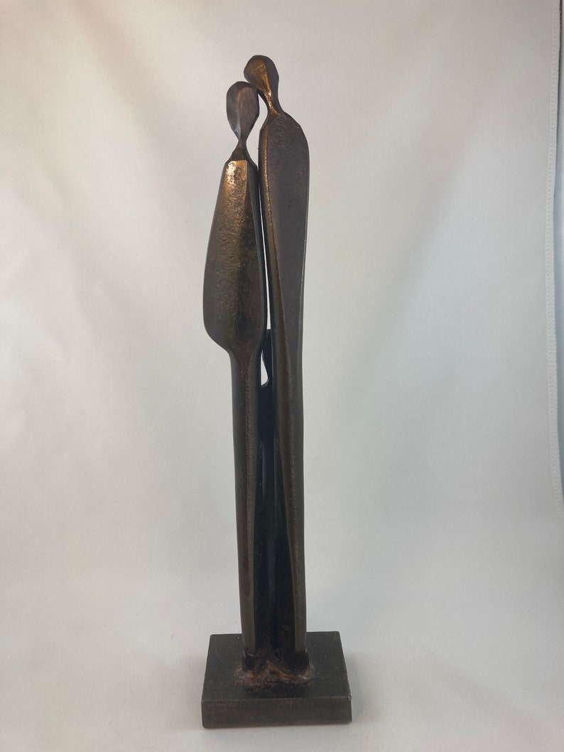 Wonderful Modernist Bronze Family Statue by Kramer Sculptures Etsy