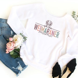 Weimaraner-svg. Hond SVG, schattige hond shirt SVG, hond moeder shirt SVG, schattige hond moeder shirt. Weimaraner mama SVG. Weimaraner moeder SVG.