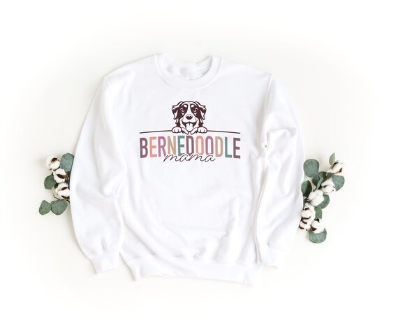 Womens Bernadoodle Mom Shirt Cute Bernadoodle Dog Mother Tee Retro Womens Bernadoodle Mom Shirt Cute Bernadoodle Dog Mother Tee Retro