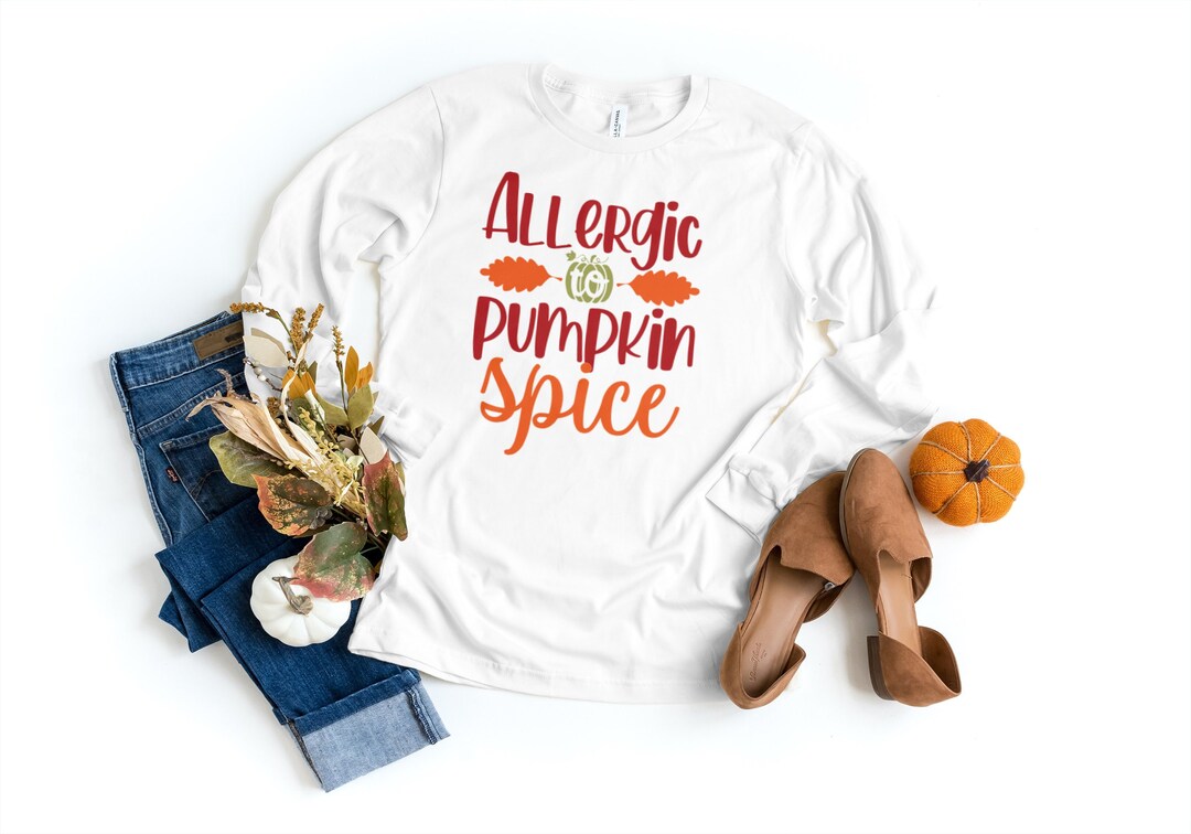 Allergic To Pumpkin Spice Svg Pumpkin Svg Cute Halloween Svg Pumpkin allergic-to-pumpkin-spice-fall-svg-graphic-by-designhub99-creative