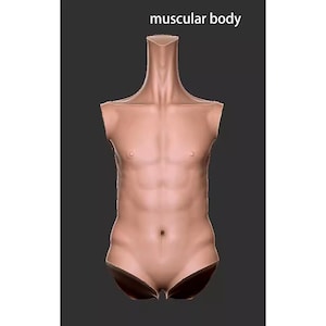 Muscular Boy Body Mold, Clay Leg Mold, Male Doll Body Mold, Q Version Full Body Clay Mold, Handmade Doll Mold, Small Clay Body Mold