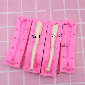 Ultralight Clay Body Molds, Silicone Molds for Clay Soft Clay Dolls, Silicone Molds for Hands/Legs, Christmas Gift Toys for Kids